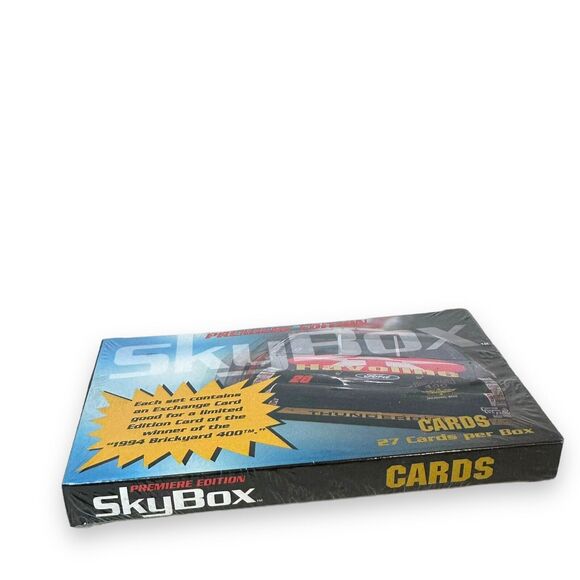 Skybox Premiere Edition Brickyard 400 Nascar Race 27 Card Boxed Set 1994 Vtg New - Picture 6 of 6